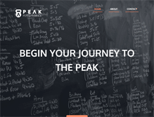 Tablet Screenshot of peakperformancesj.com